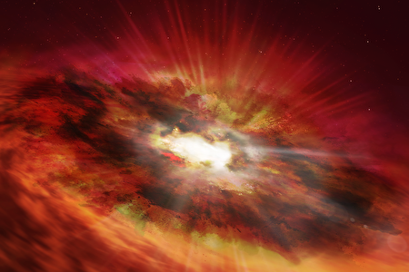 NASA发现罕见迅速增长的超级黑洞